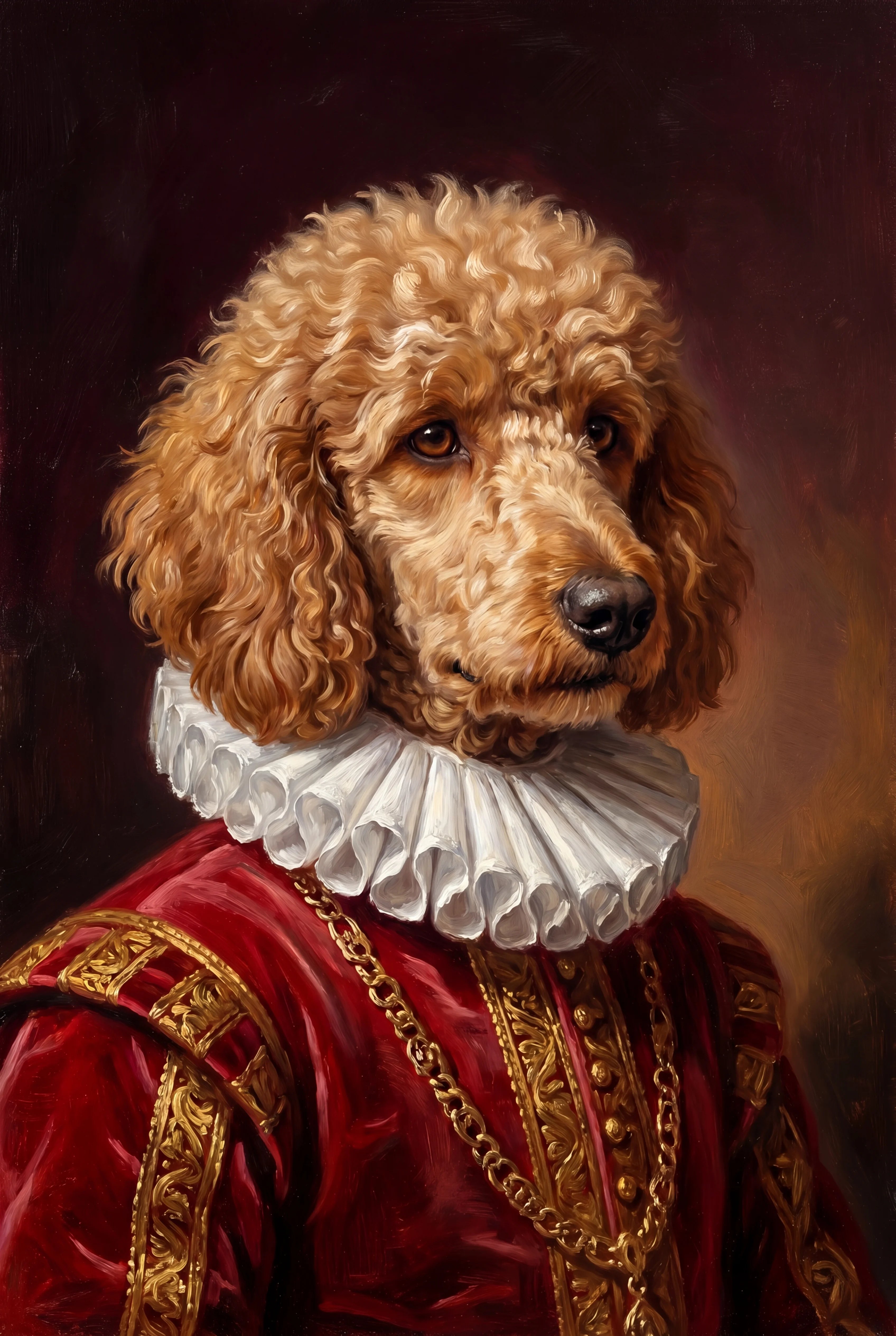 Classic Renaissance Royal Pet Portrait